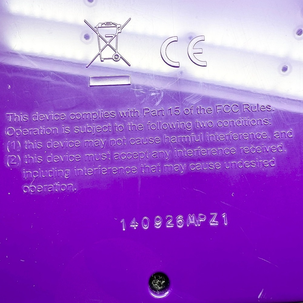 Flashpad Air Handheld Electronic Touchscreen Game Purple LED Games WORKS - Picture 6 of 7